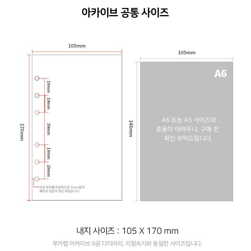 Lucalab Archive 6hole Denim Diary Pack (連內頁)