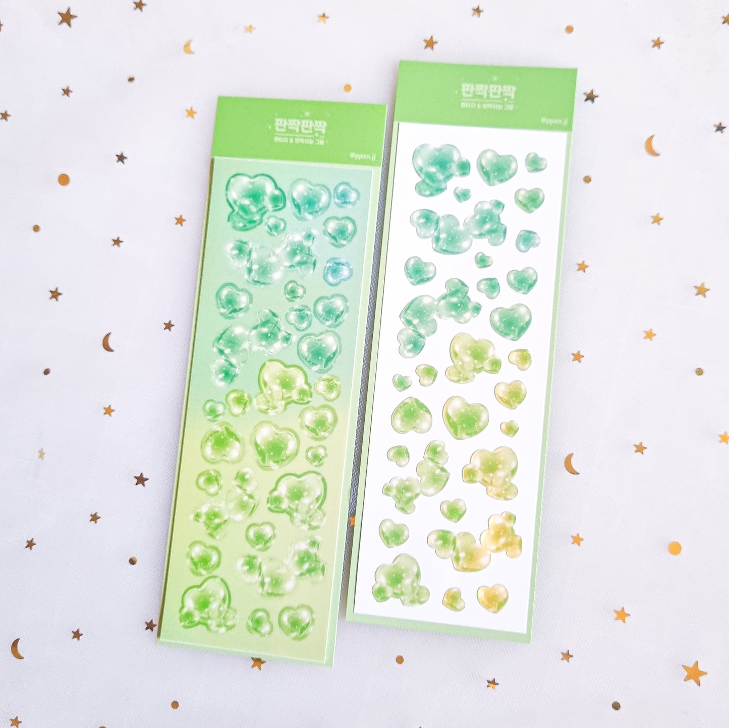 Ppanjj NEW Heart Bubble Sticker (8色)