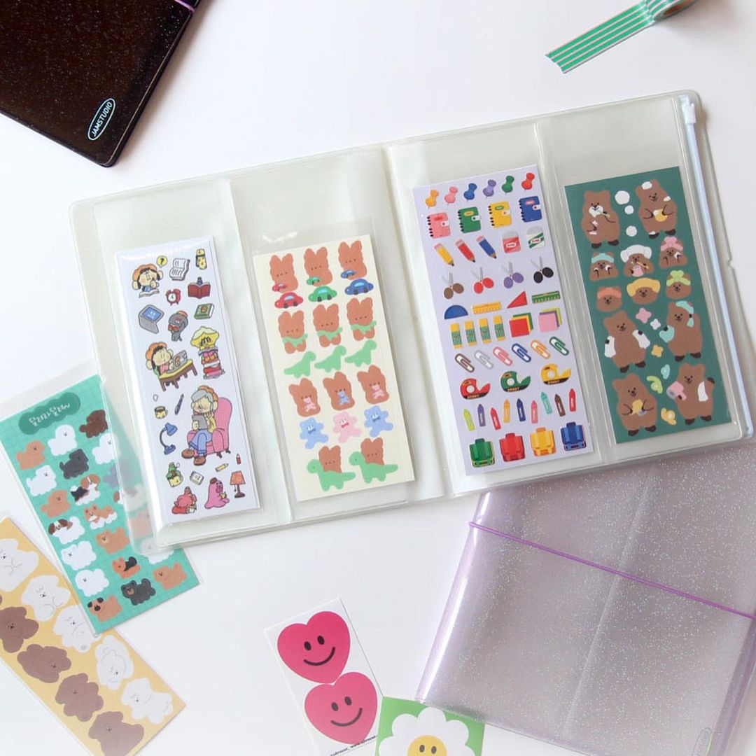 Jam Studio Seal Sticker Book (3色)