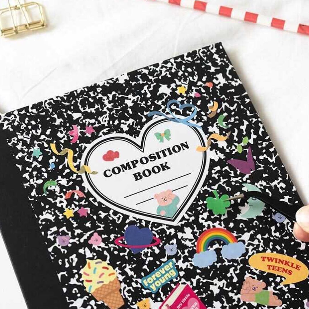 Lucalab A5 25R Composition Book (Black Ring)