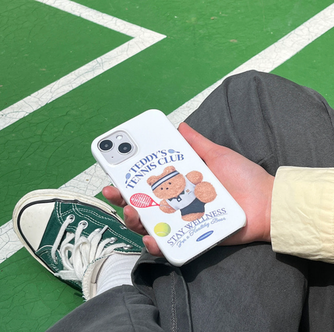 Teddy Tennis Club Phone Case (Hard 普通硬殼)