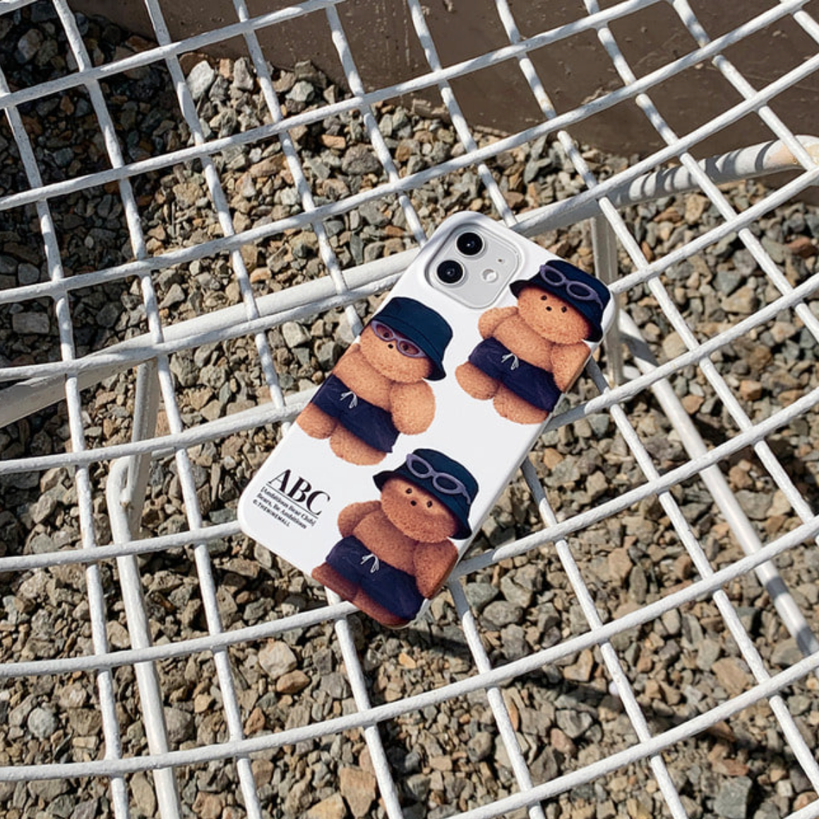 Pattern Tanning Teddy Phone Case (Hard 普通硬殼) (2色)