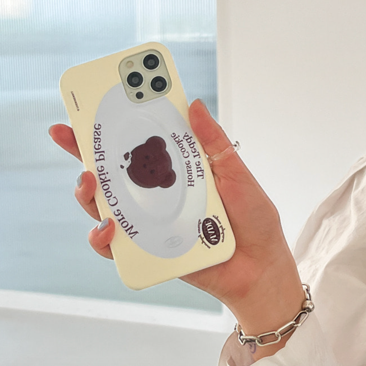 Teddy Cookie House Phone Case (Hard 普通硬殼) (2色)