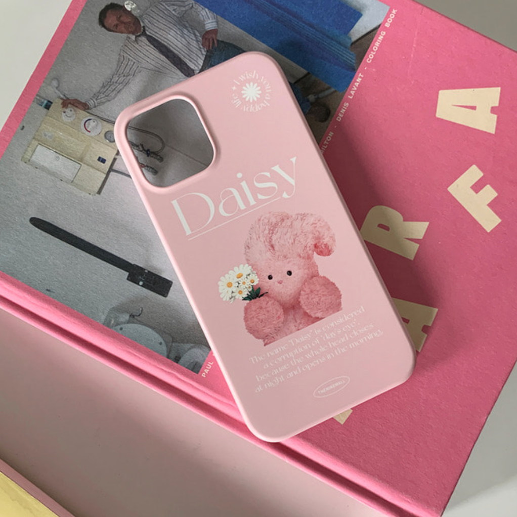 Pattern Daisy Windy Phone Case (Hard 普通硬殼) (3色)