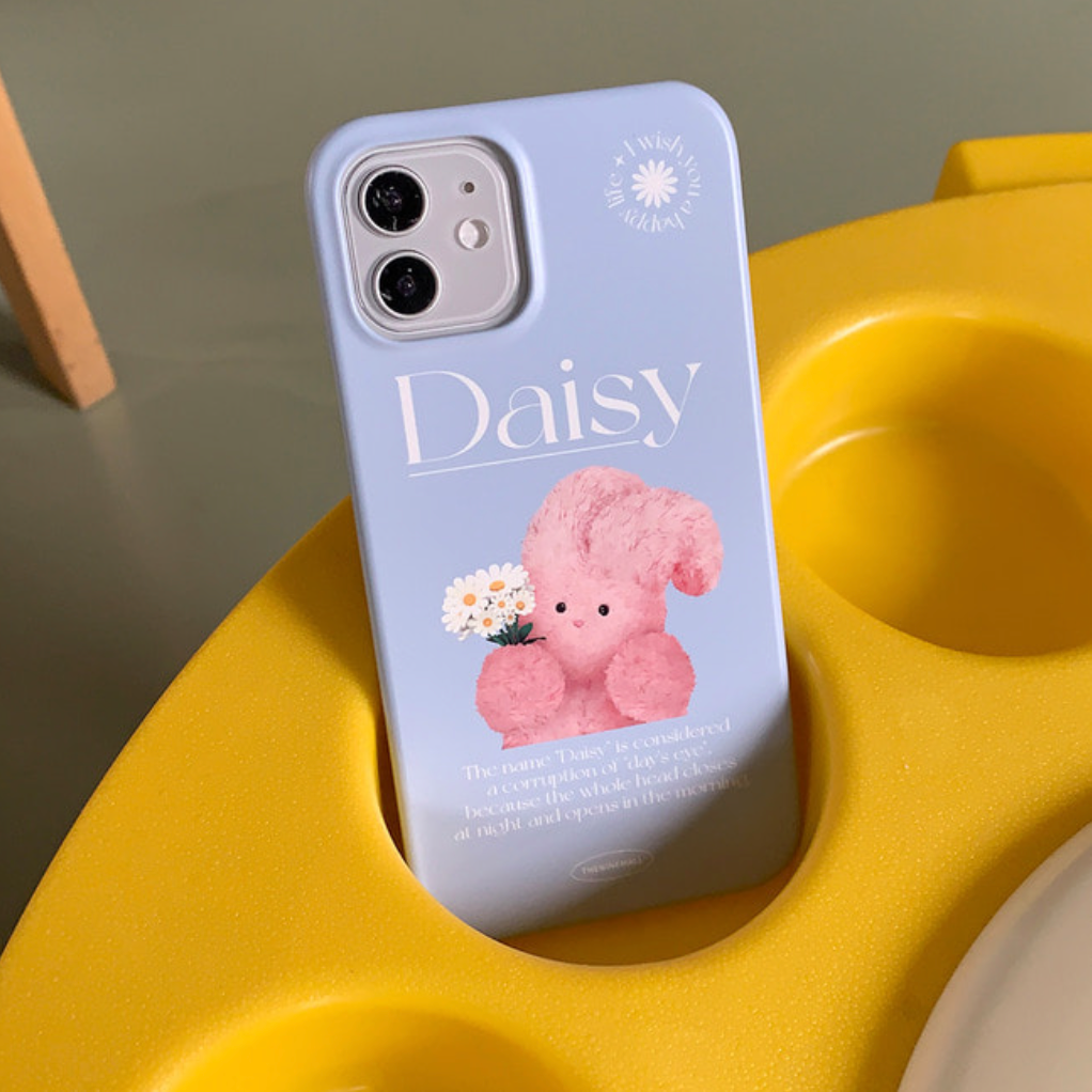 Pattern Daisy Windy Phone Case (Hard 普通硬殼) (3色)