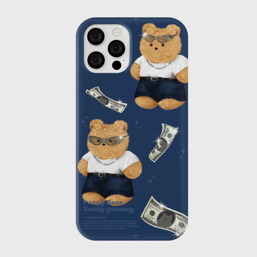 Dollars Teddy Gummy Phone Case (Hard 普通硬殼) (2色)