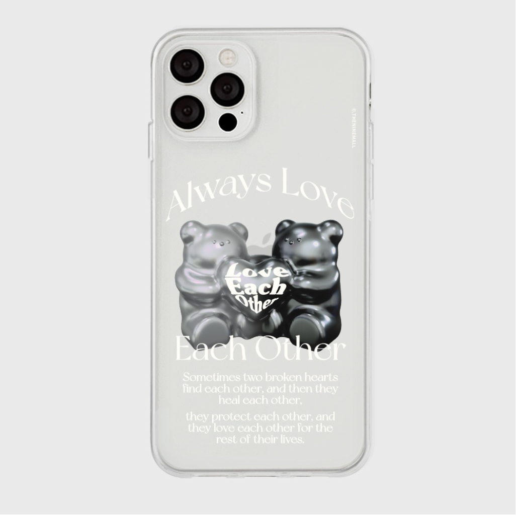 Love Bear Phone Case (Clear/Tank Clear 透明/透明Tank款)