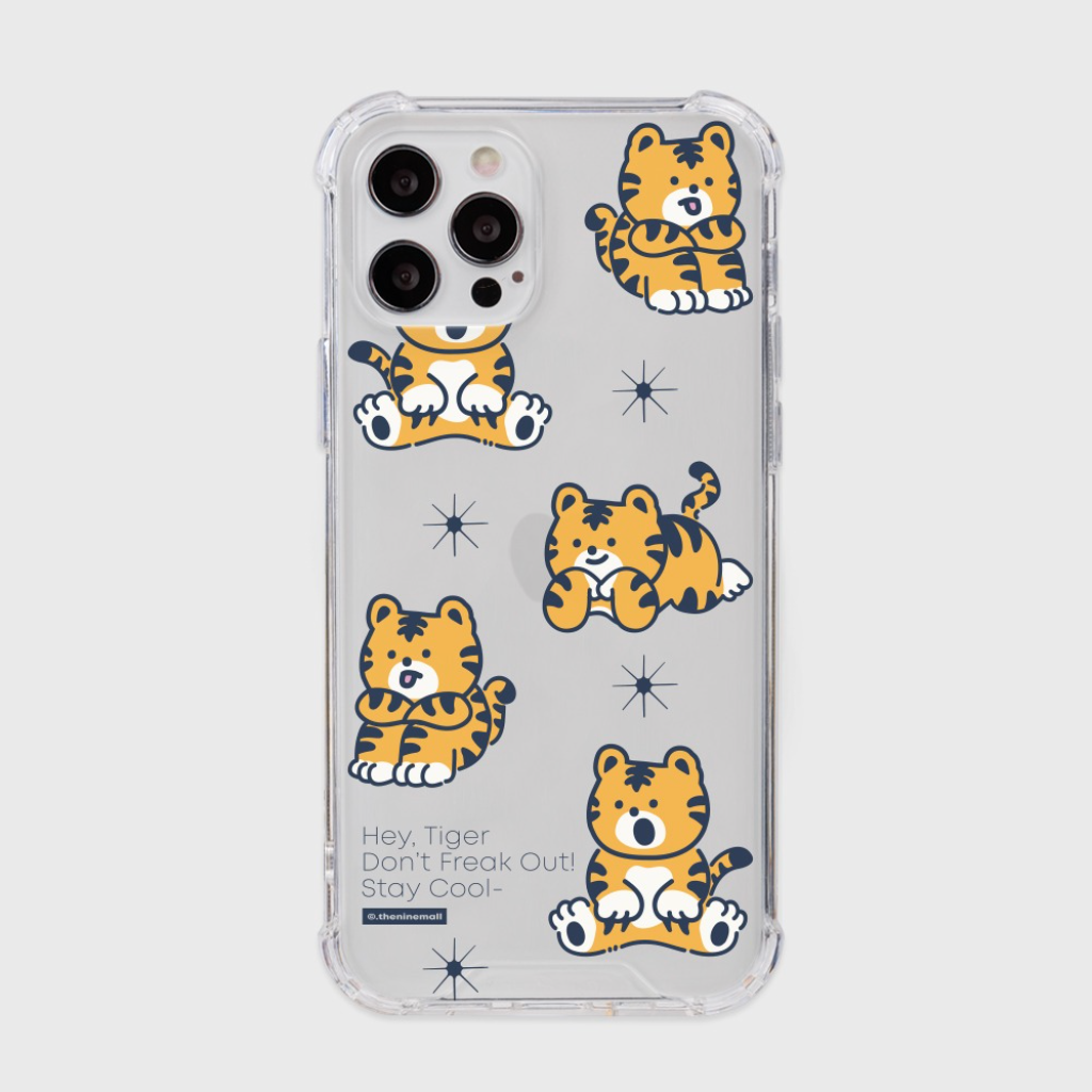 Pattern Hey Tiger Phone Case (Clear/Tank Clear 透明/透明Tank款)