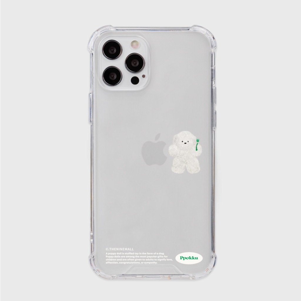 Green Fork Ppokku Phone Case (Clear/Tank Clear 透明/透明Tank款)