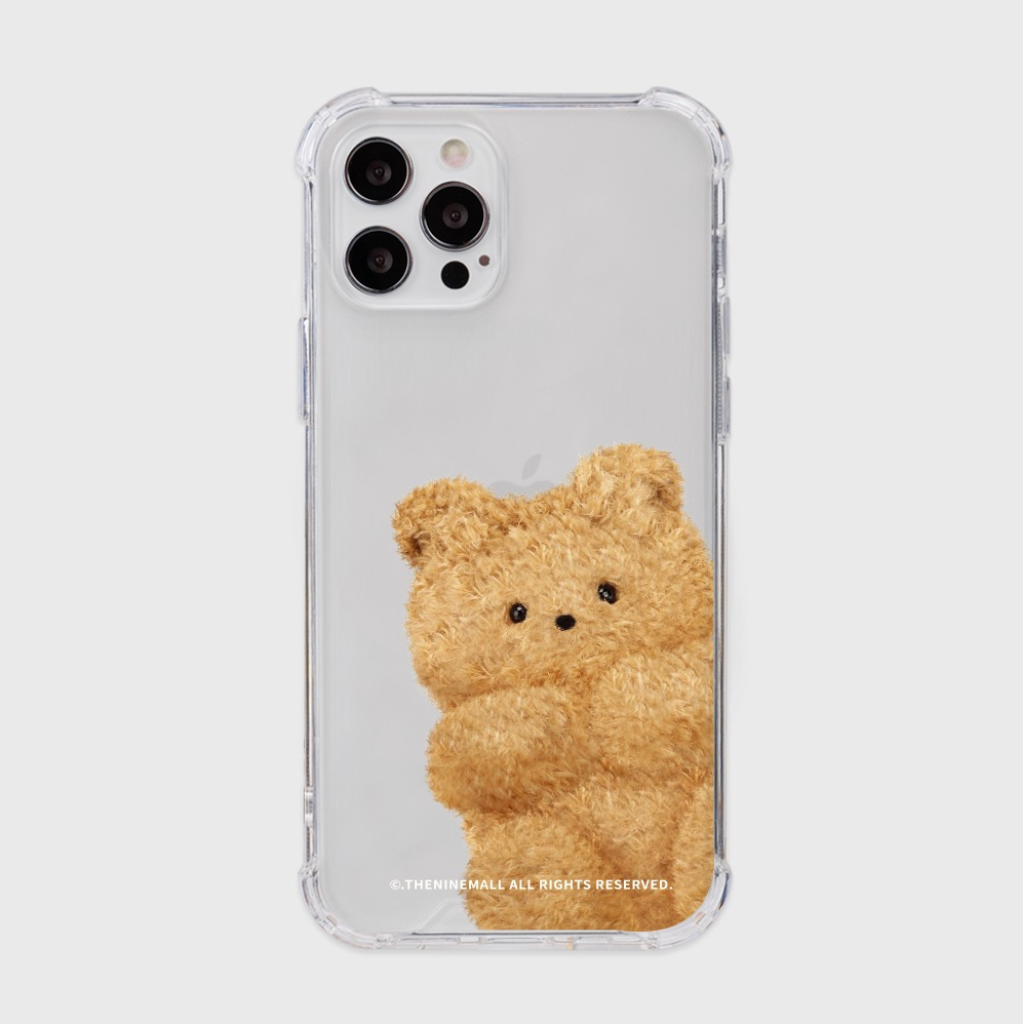 Kkakkung Baby Teddy Gummy Phone Case (Clear/Tank Clear 透明/透明Tank款)