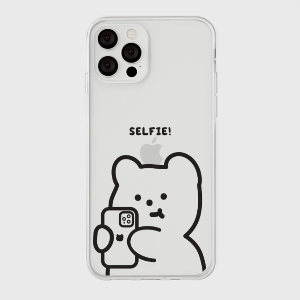 Selfie Gummy Phone Case (Clear 透明殼)