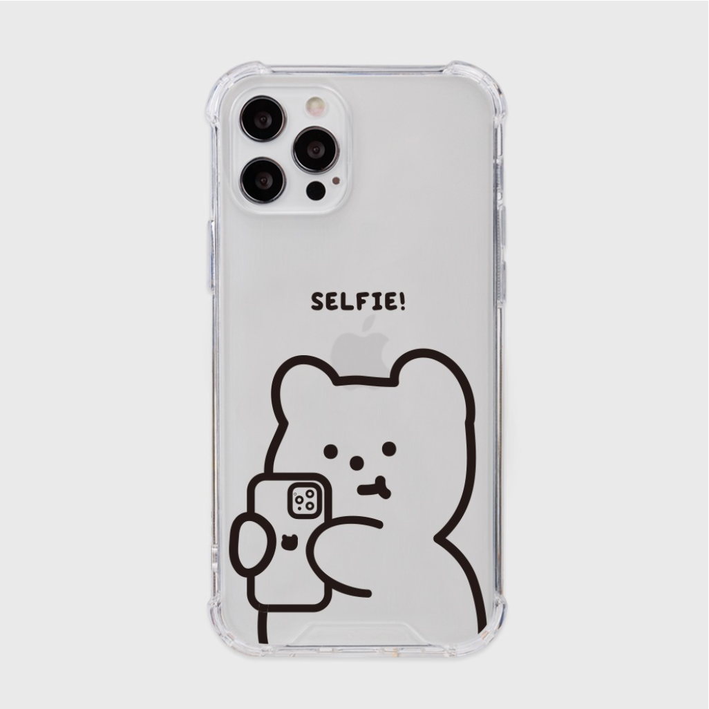 Selfie Gummy Phone Case (Clear/Tank Clear 透明/透明Tank款)