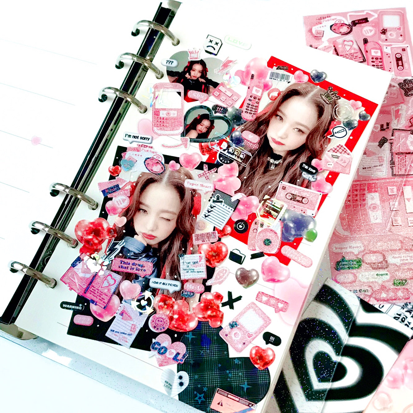 Ppanjj NEW Heart Bubble Sticker (8色)