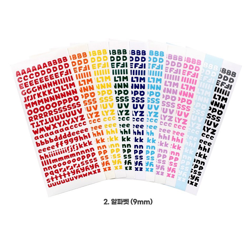 Be On D Deco Pocket ABC Sticker (3款)