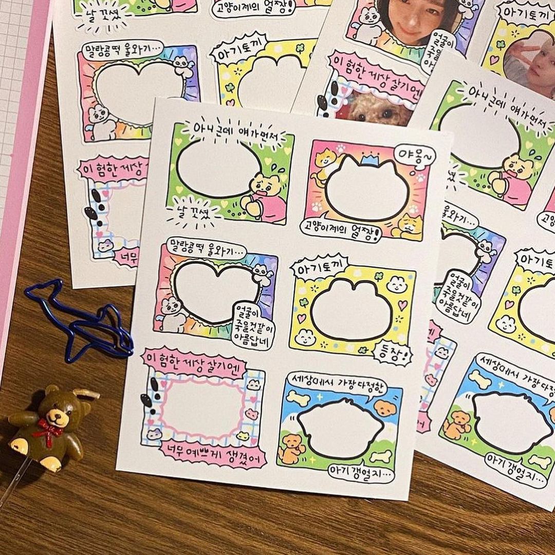 Heeheeclub Frame Sticker