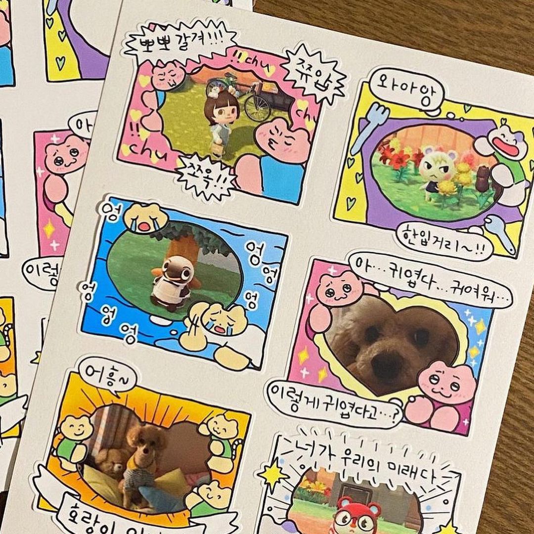 Heeheeclub Frame Sticker
