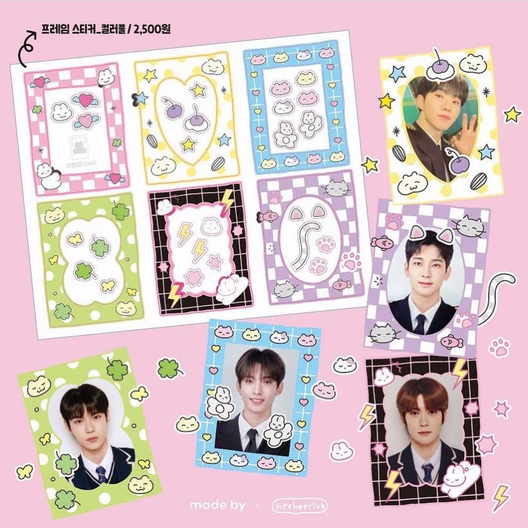 Heeheeclub ID Photo Frame Sticker