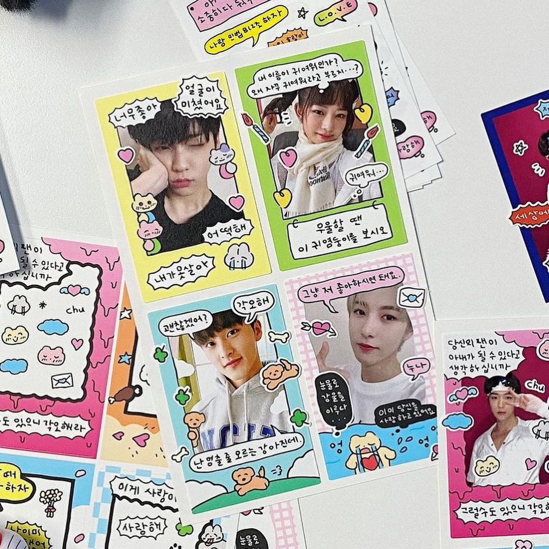 Heeheeclub Polaroid Frame Sticker