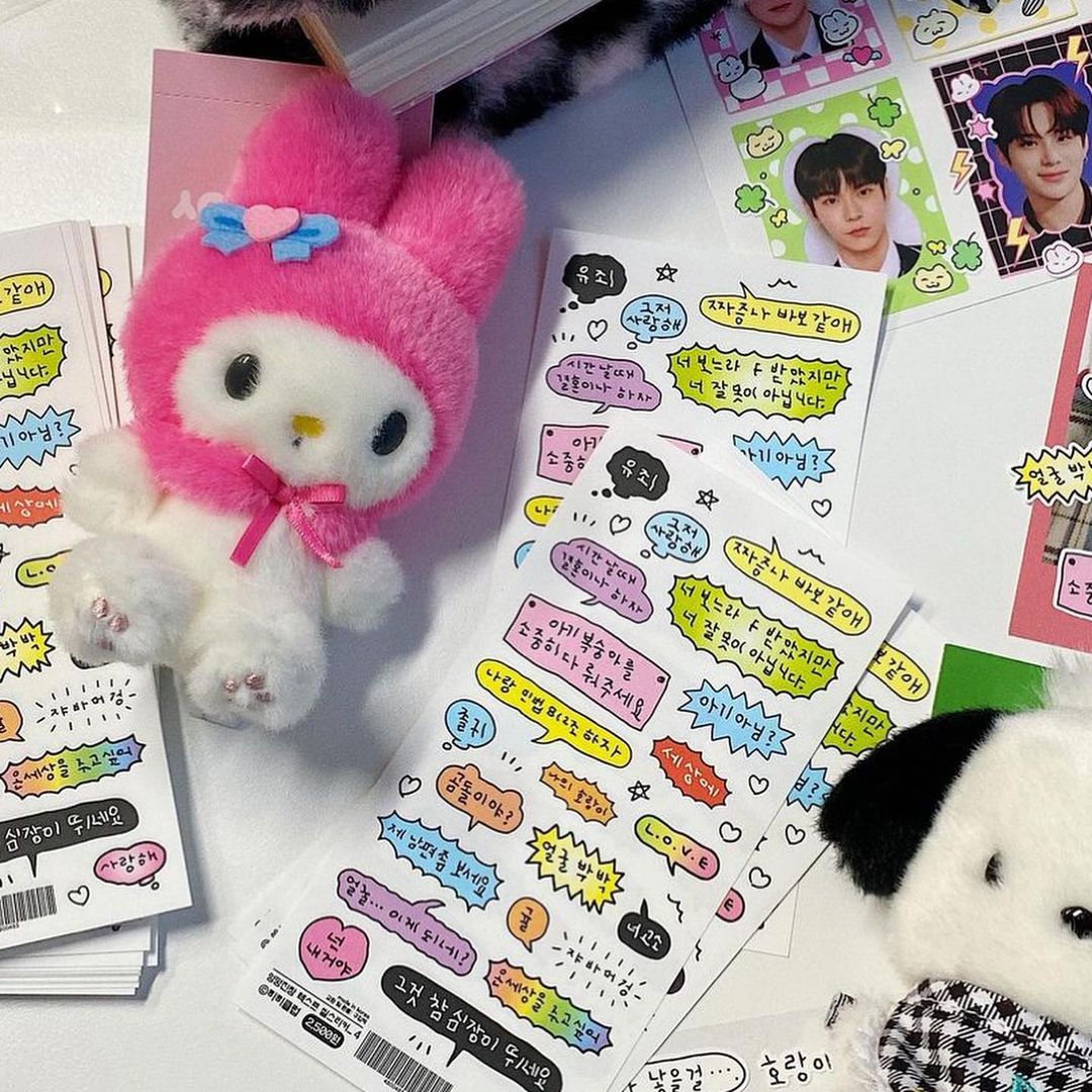 Heeheeclub Message Sticker (Ver.4)