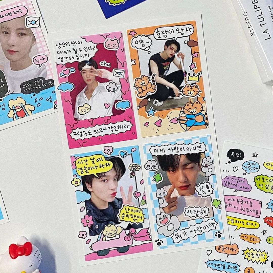 Heeheeclub Polaroid Frame Sticker