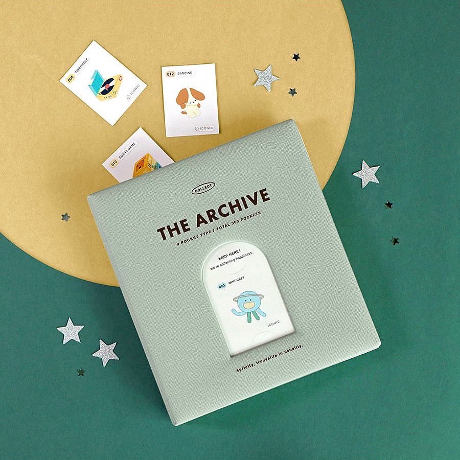 Icoinc The Archive Seal Book (9 Pocket) (4色)