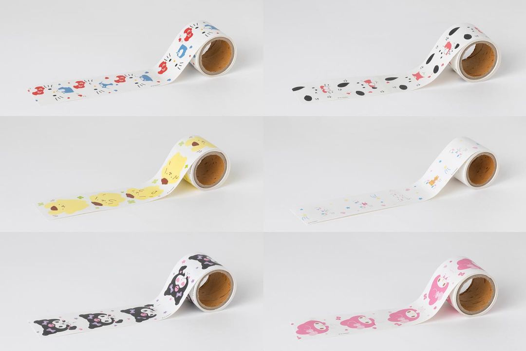 Sanrio Roll Sticker (大頭款) (6款)