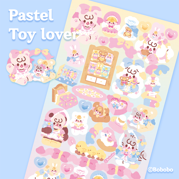【現貨】Near and Dear Toy Lover Sticker (2色)