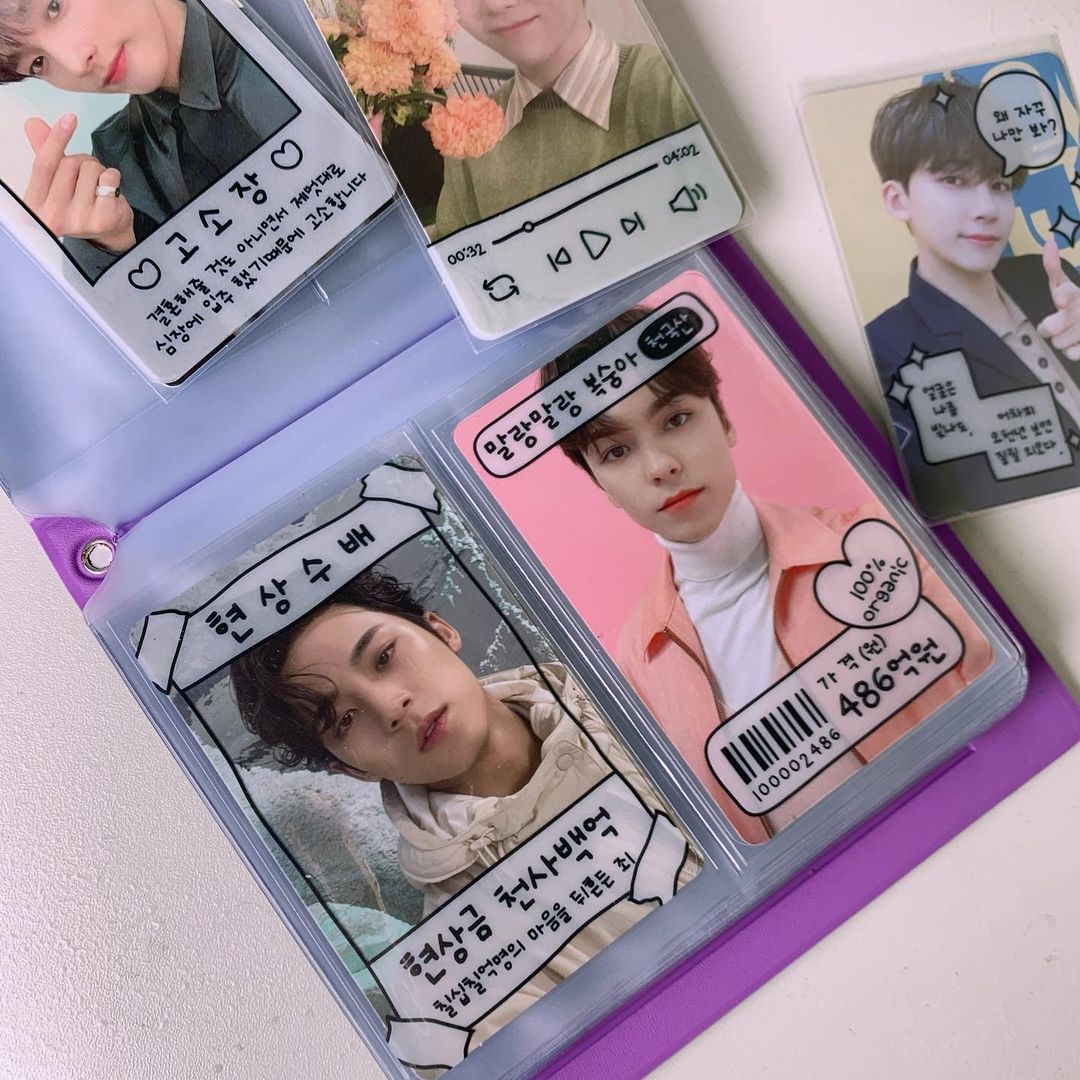 Sooang Studio Photocard Frame Set (Handwriting) (10EA)