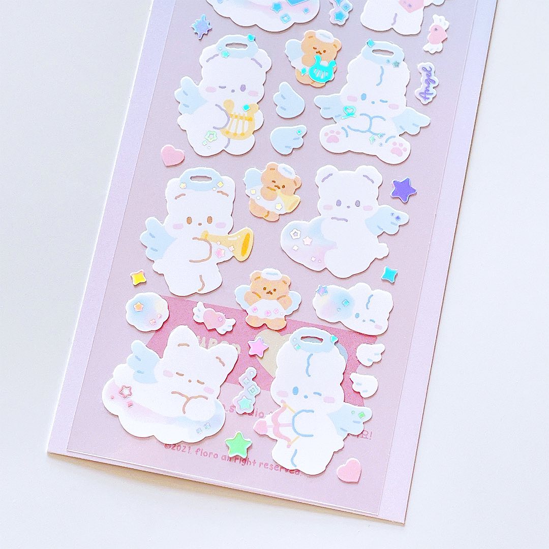 Floro Studio Angel Babies Sticker