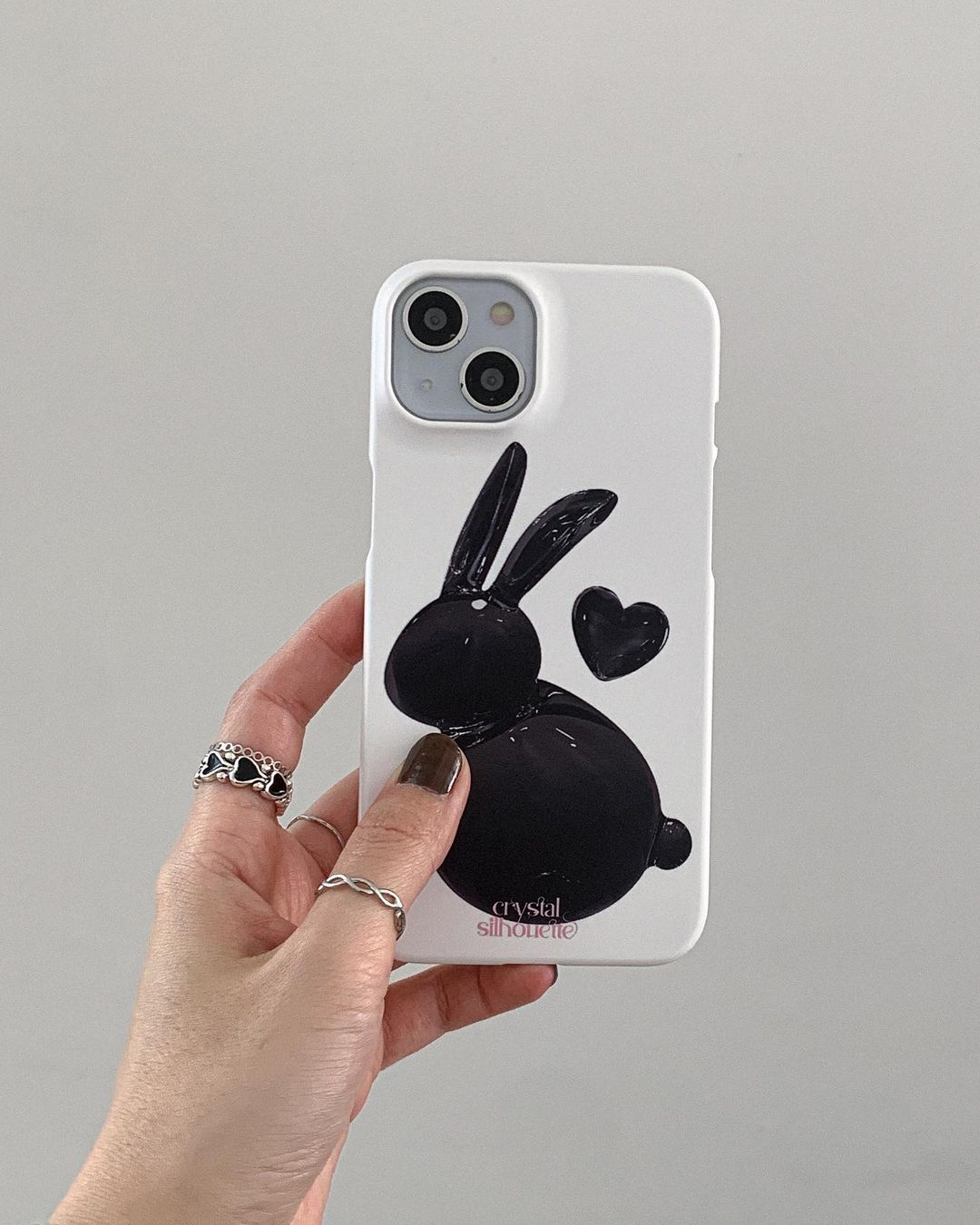 🐰Heart Rabbit Phone Case (Hard 普通硬殼) (2色)