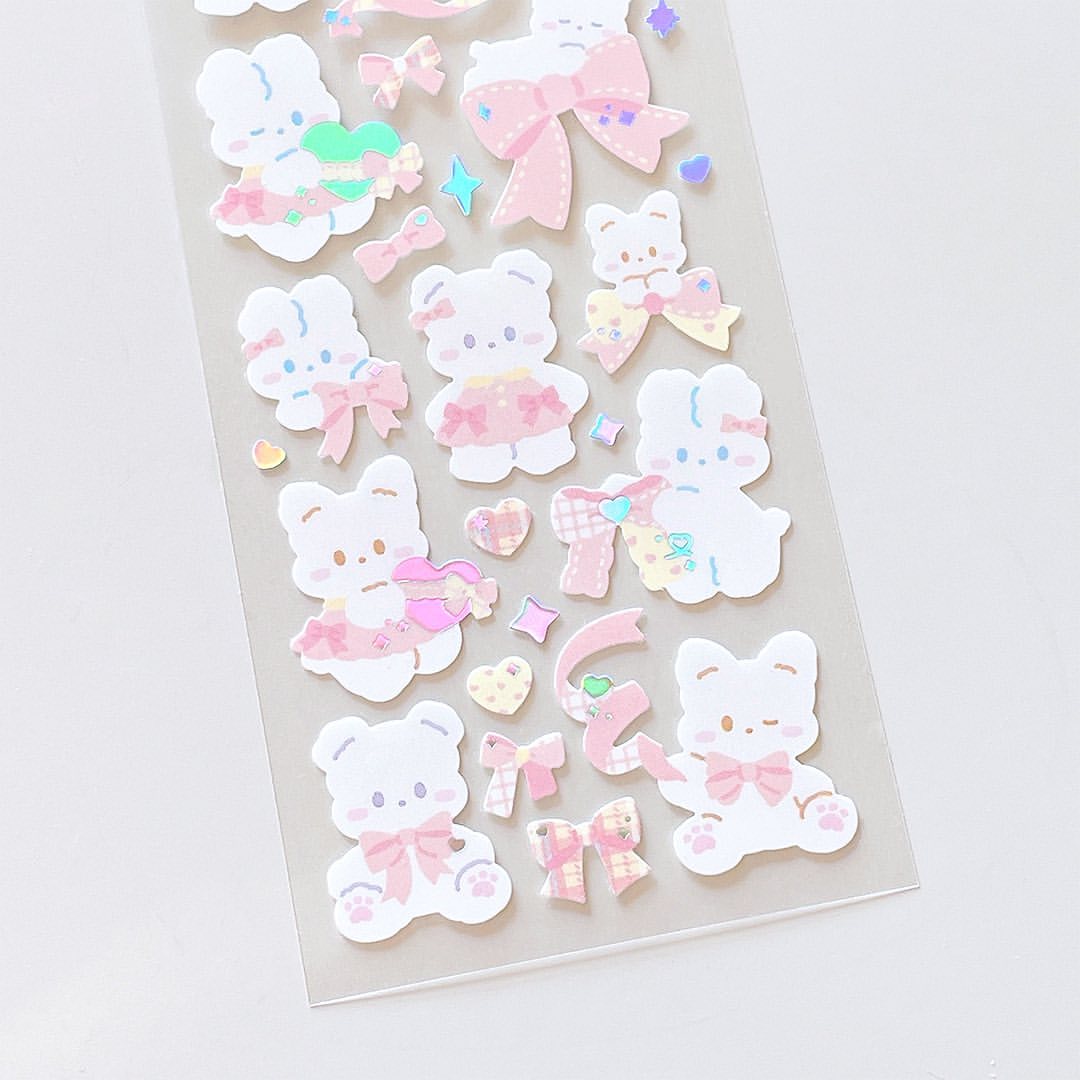 Floro Studio Ribbon Babies Sticker