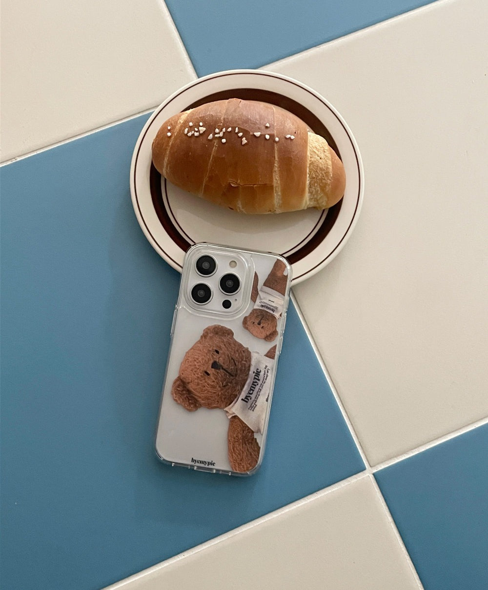 Byemypie London Bear Phone Case (Hard Jelly 透明殼)