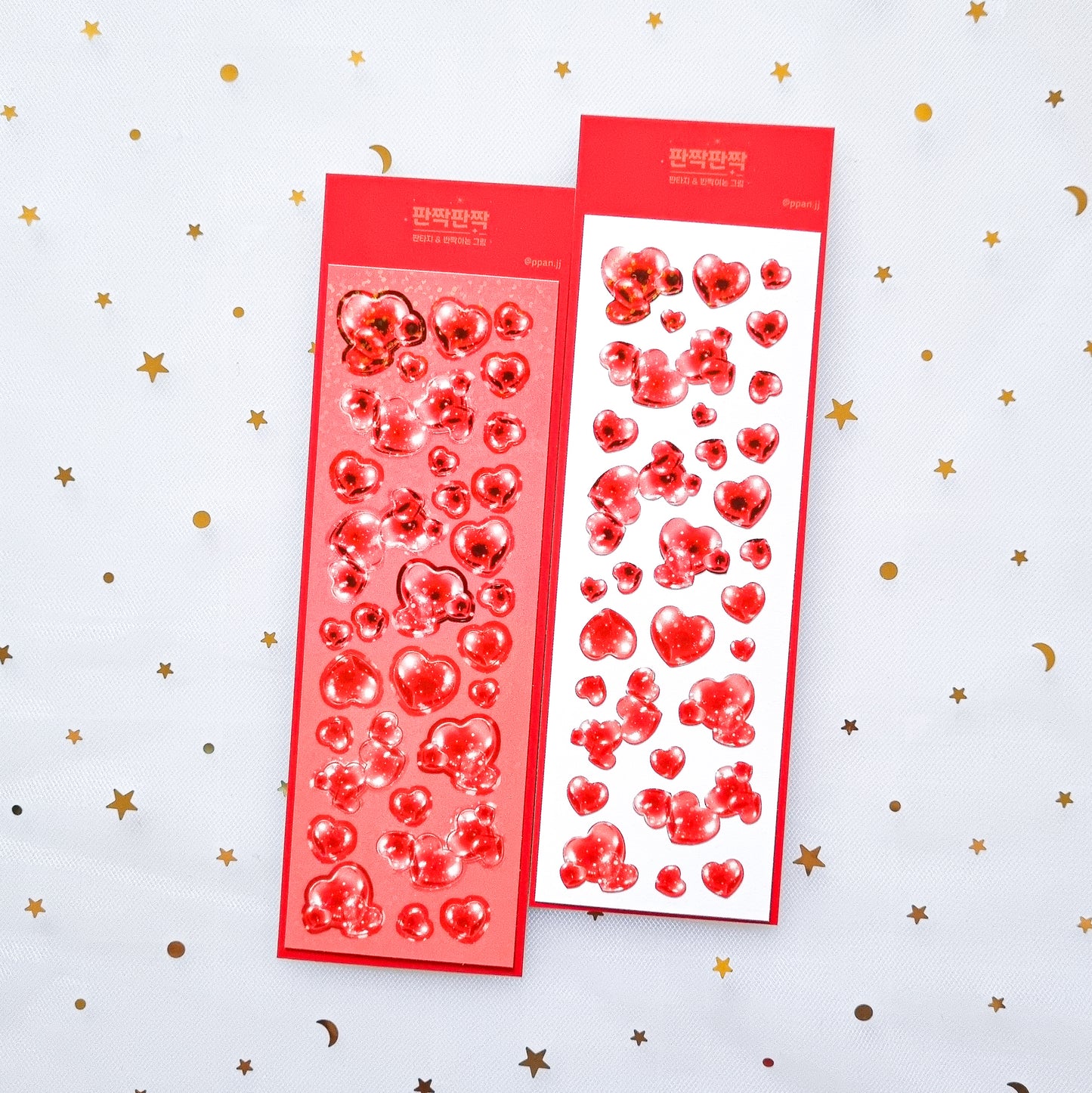 Ppanjj NEW Heart Bubble Sticker (8色)