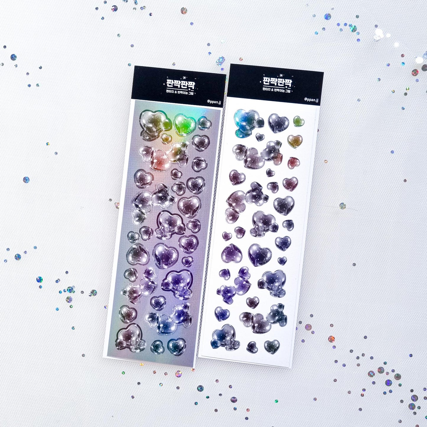 Ppanjj NEW Heart Bubble Sticker (8色)
