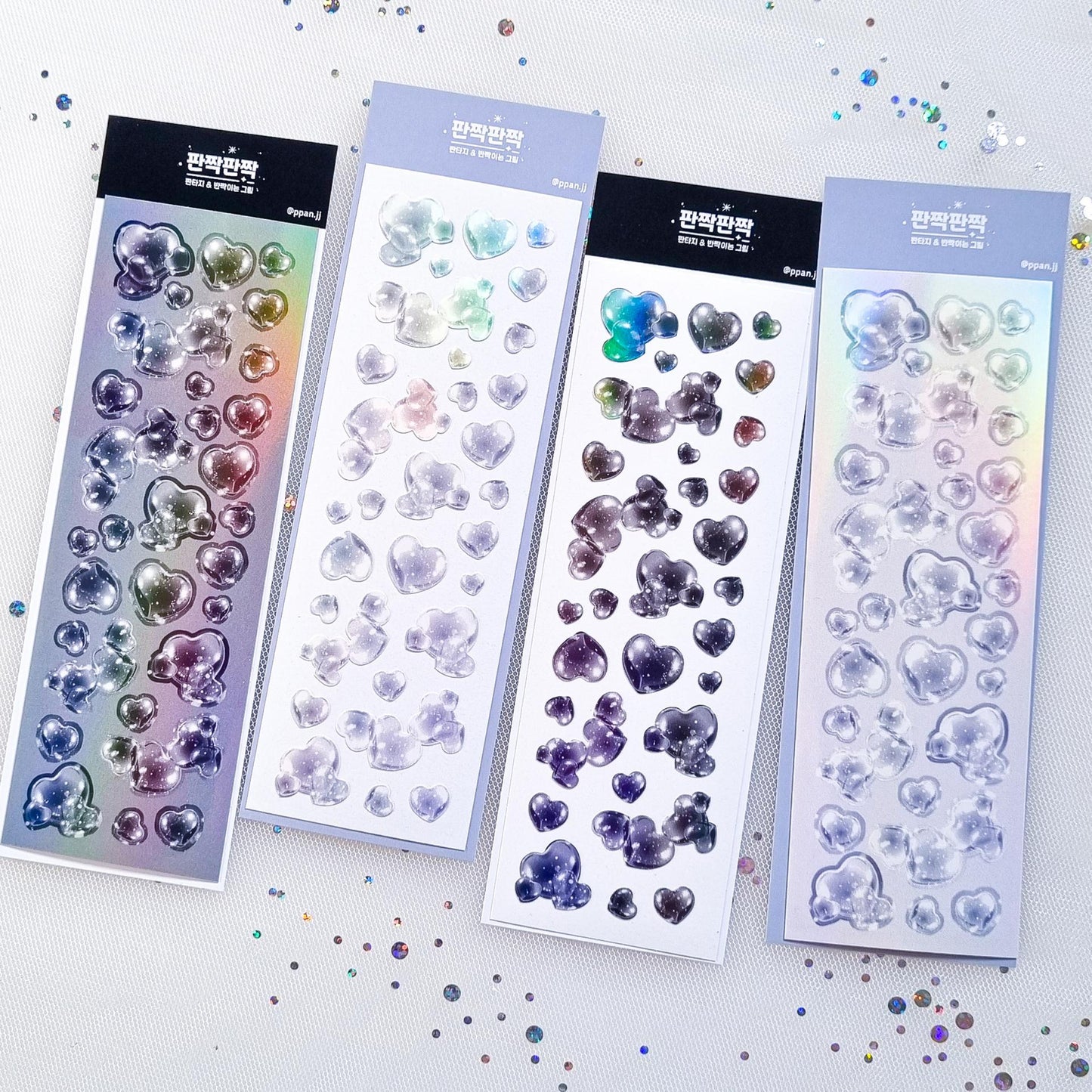 Ppanjj NEW Heart Bubble Sticker (8色)