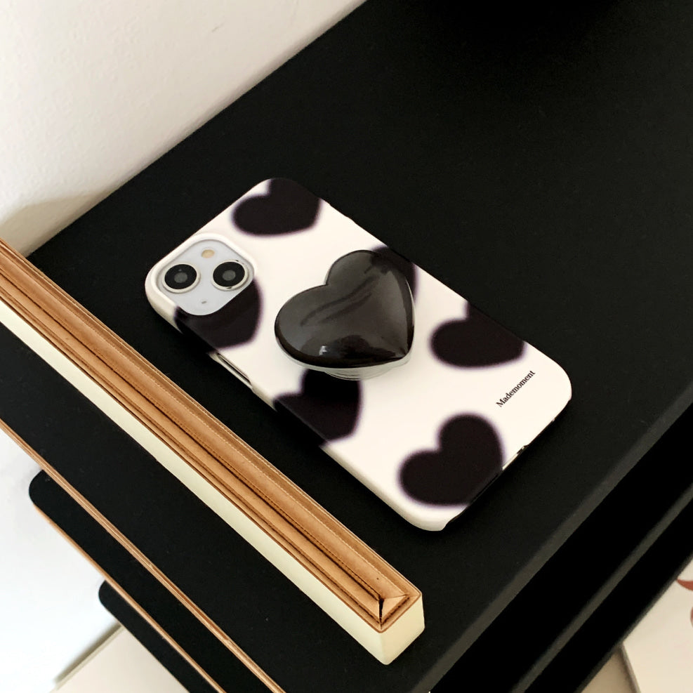 Modern Heart Pattern Gradation Phone Case (Hard 普通硬殼) (4色)