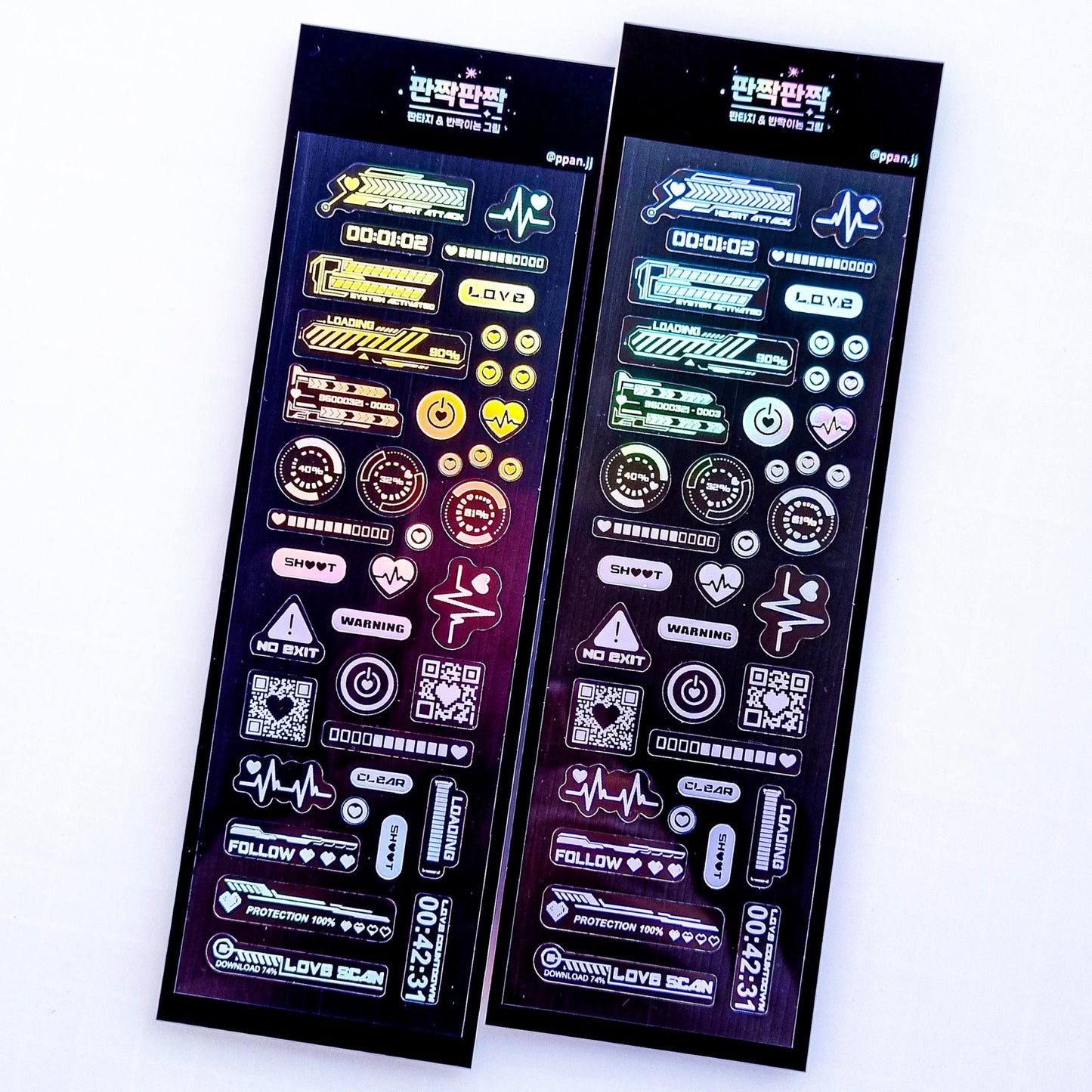 Ppanjj Hologram Sticker (3款)