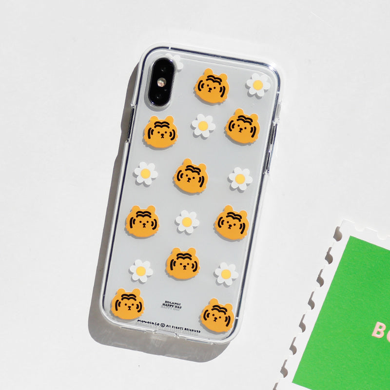 398 Pattern Horange Phone Case (Clear 透明殼)