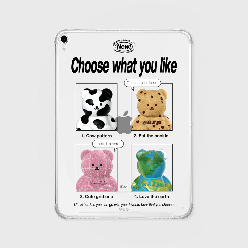 PICK A COVY Ipad Clear Case