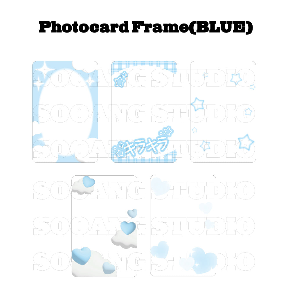 Sooang Studio Photocard Frame Set (Blue) (10EA)