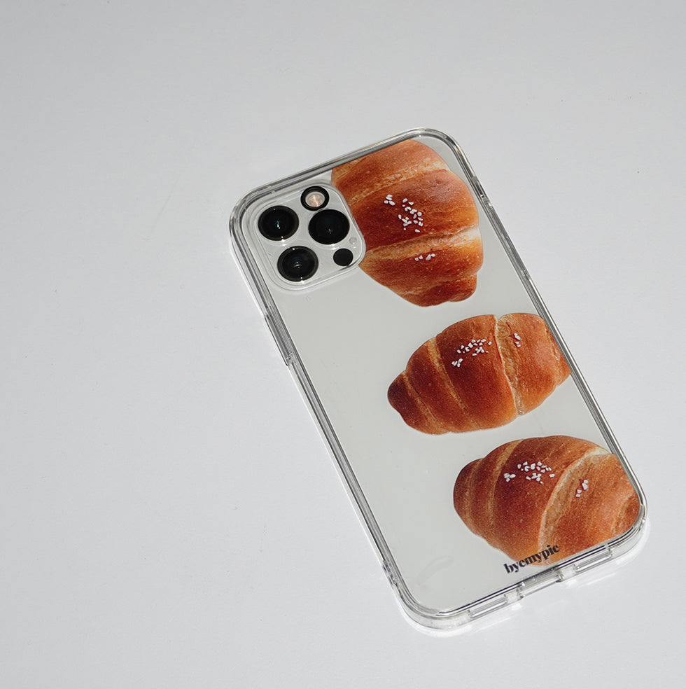 Byemypie New Salt Bread Phone Case (Hard Jelly 透明殼)