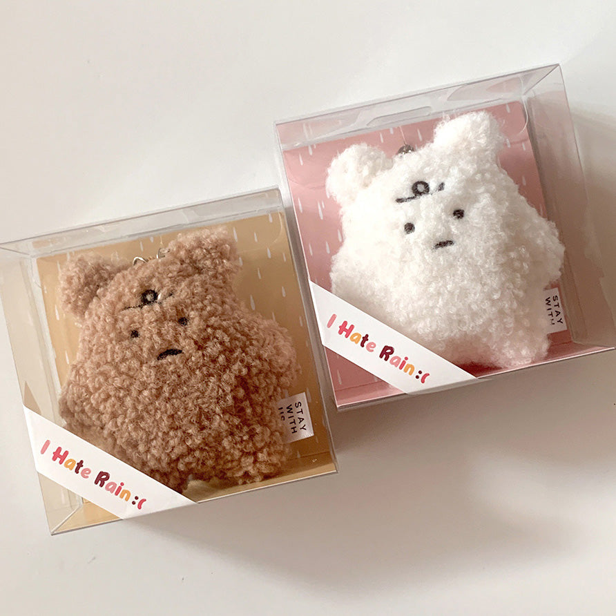 【買2件減$10】I HATE RAIN Doll Keyring (3色)