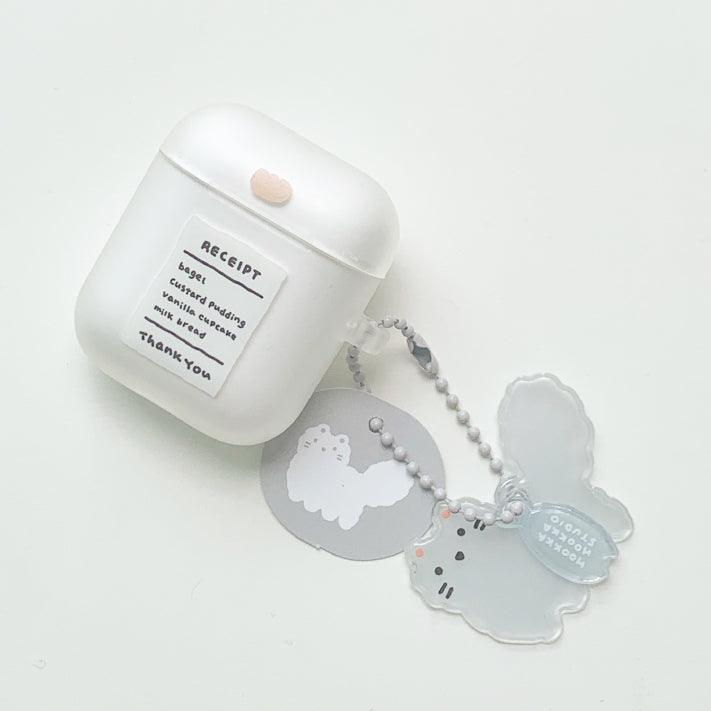 Hookka Hookka Studio Receipt Airpods Case (Mist 磨砂透明)