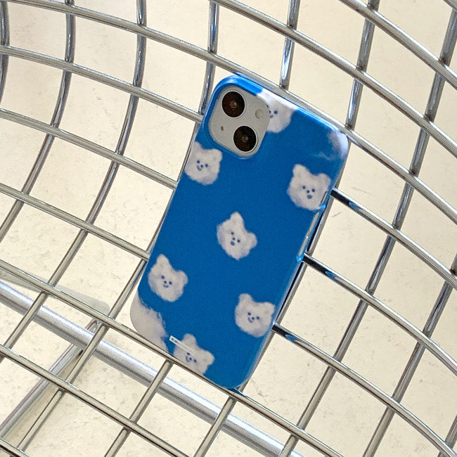 Pattern Cloud Gummy Phone Case (Hard 普通硬殼)