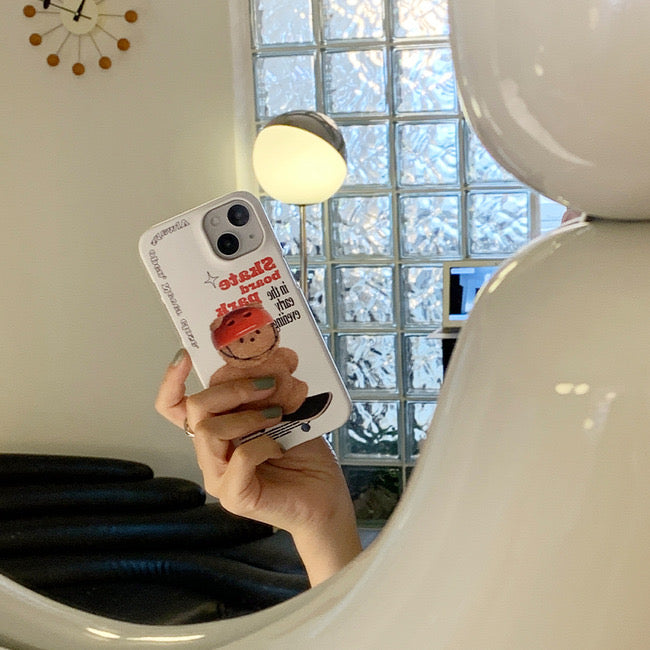 Small Gummy Skateboarder Phone Case (Hard 普通硬殼)
