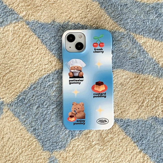 Pattern Pudding Gummy Phone Case (Hard 普通硬殼) (2色)