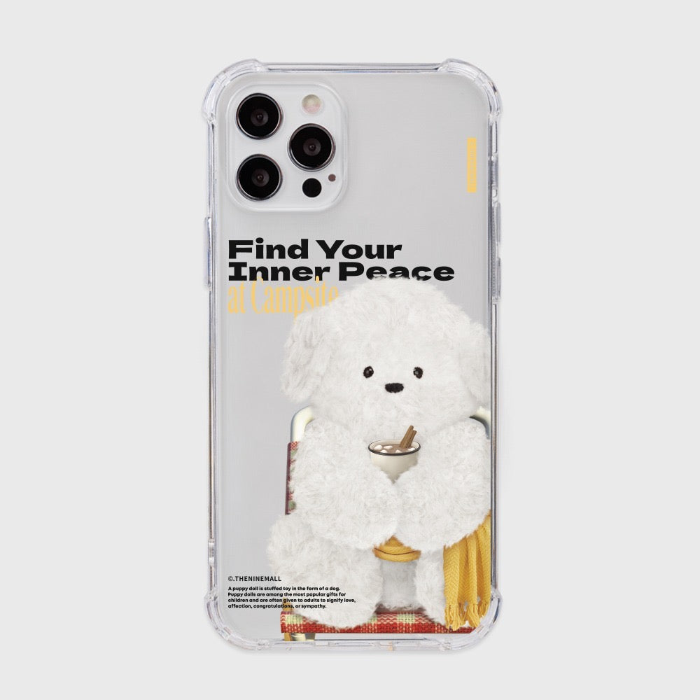 Yellow Camping Ppokku Phone Case (Clear/Tank Clear 透明/透明Tank款)