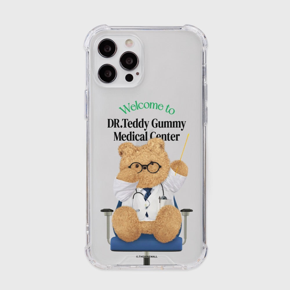 Dr.Teddy Gummy Phone Case (Clear/Tank Clear 透明/透明Tank款)