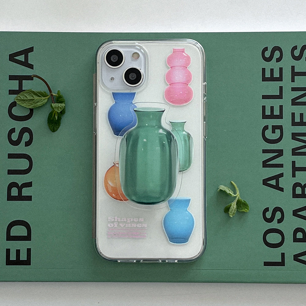Shapes Of Vases Phone Case (Clear/Tank 透明/透明Tank款)