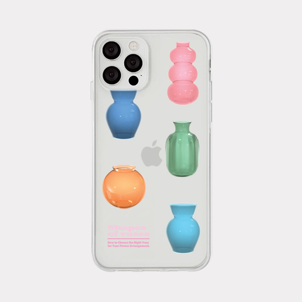 Shapes Of Vases Phone Case (Clear/Tank 透明/透明Tank款)